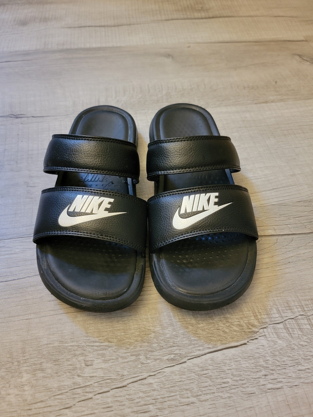 Nike Kids' Black Slide Sandals
